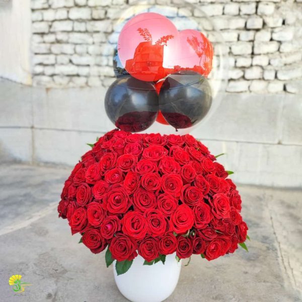 باکس گل و بادکنک کد 13