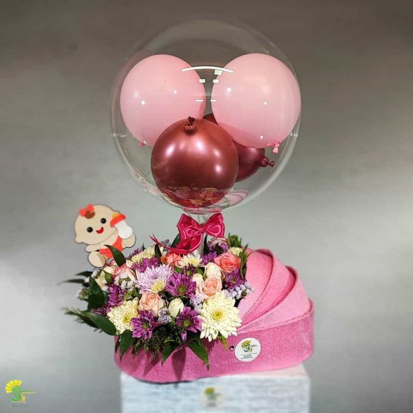 گهواره گل نوزاد کد 17