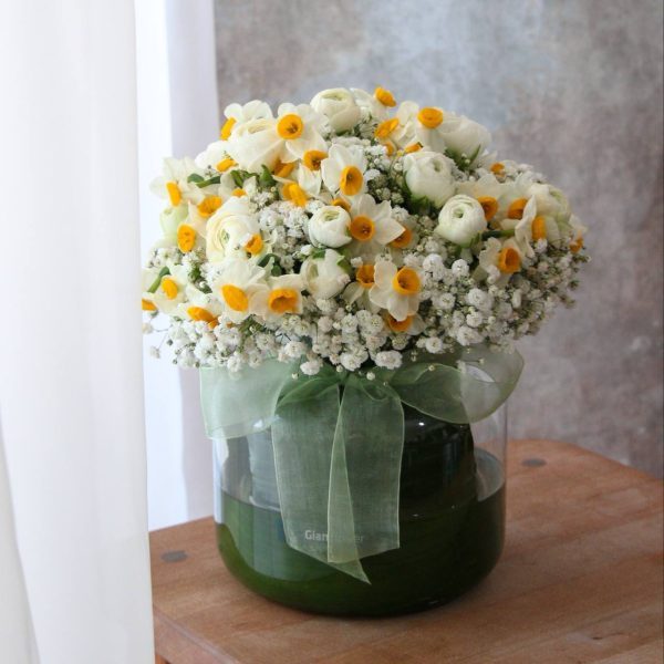 گلدان شیشه ای کازیوه