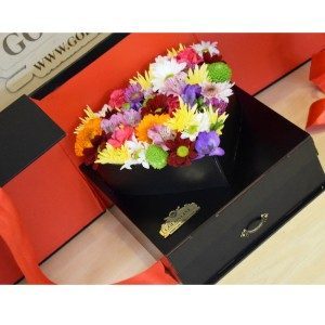 سبد گل تبریک کد 4068 – گل اور