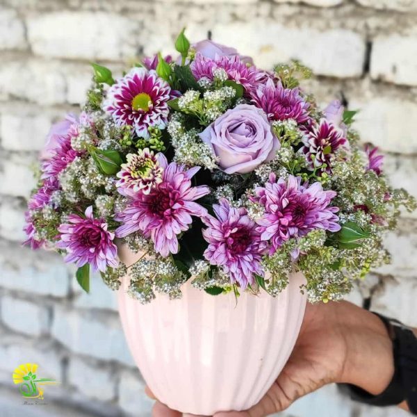 سبد گل تبریک کد 4061 – گل اور