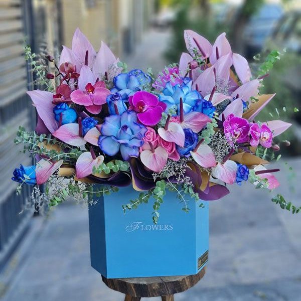 باکس گل فانتزی کد 583 - گل فروشی آنلاین رزگاردن