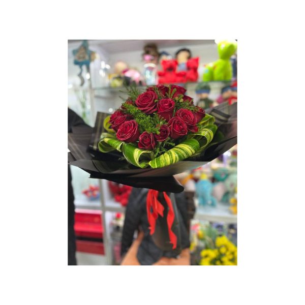گل قلب پایه دار کد 103